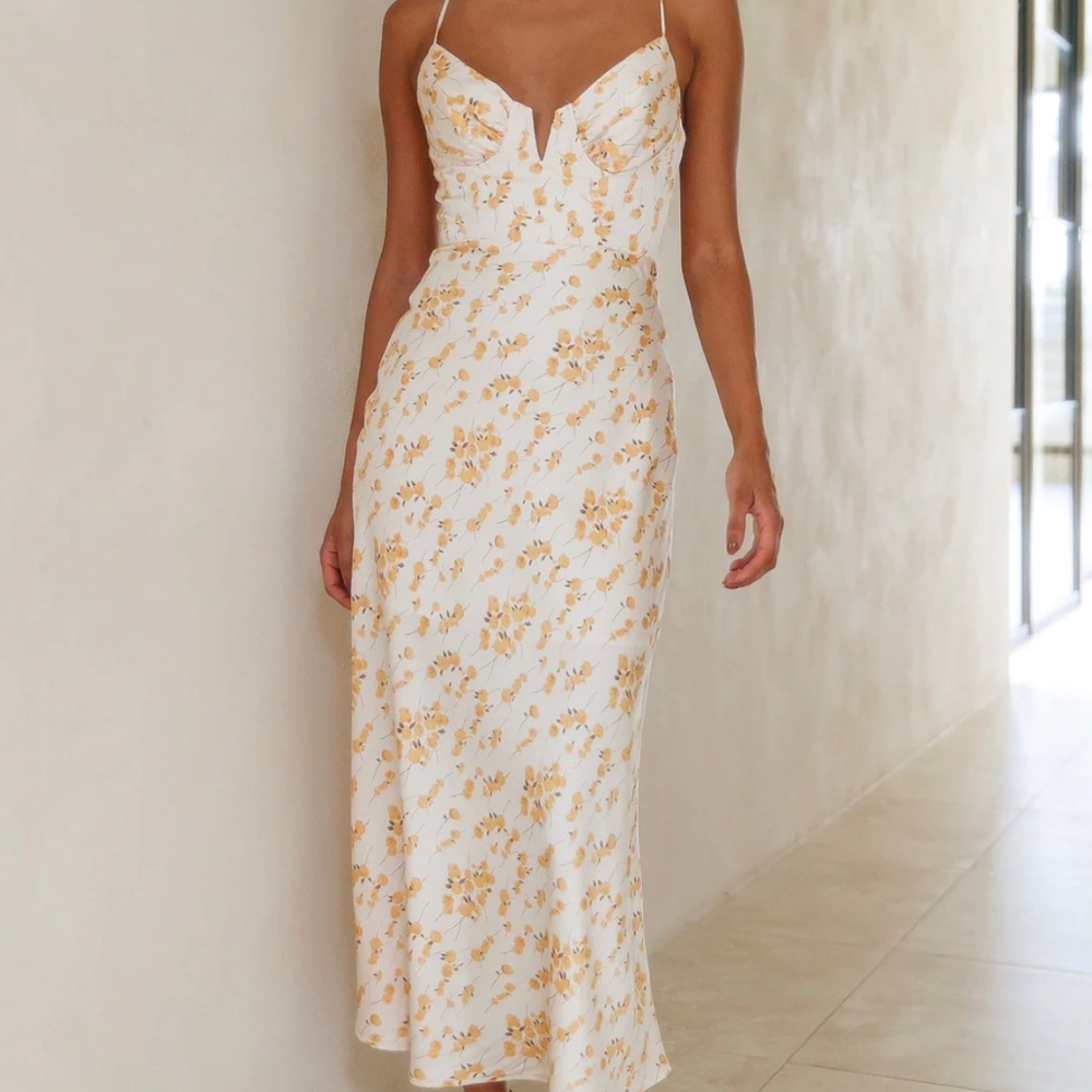 Wait for the applause midi dress